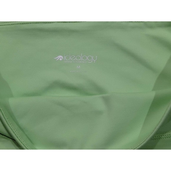 IDEOLOGY Women's Performance High Rise 10" Bike Shorts Pistachio Green Medium - Picture 9 of 9
